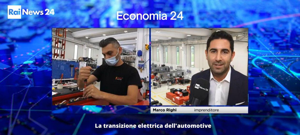 RaiNews | Umstellung auf Elektromobilität im Automobilsektor aus der Sicht von Flash Battery | Flash Battery