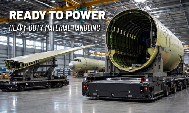Batterie al litio custom per movimentazione aeronautica heavy duty | Flash Battery