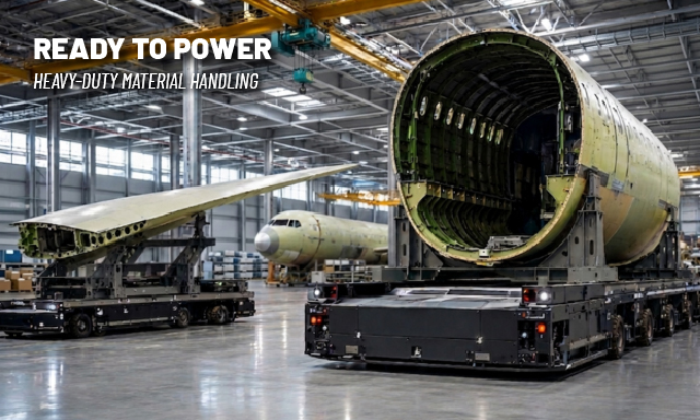 Maßgeschneiderte Lithiumbatterien für Schwerlast-Förderlösungen in der Luftfahrt | Flash Battery