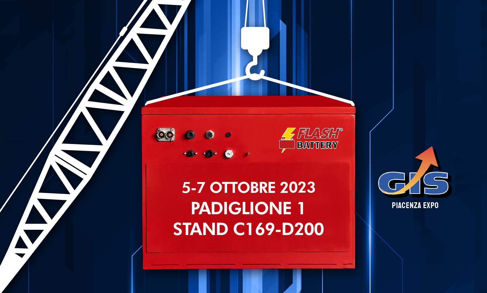 Le macchine da cantiere scelgono l’elettrico: a Gis Expo l’ultima generazione di batterie al litio a servizio dei mezzi di sollevamento industriale | Flash Battery