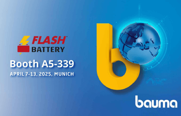 Lithium batteries for construction machinery: Flash Battery at Bauma 2025 | Flash Battery