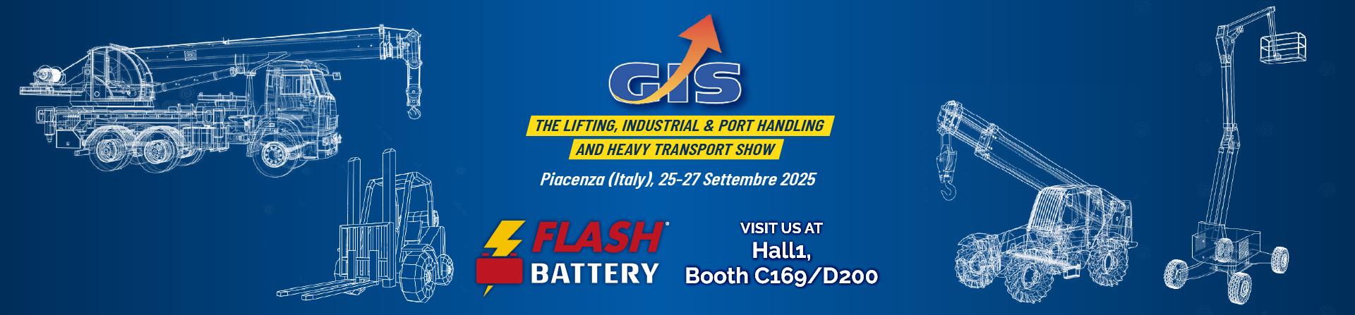 GIS Expo 2025: con Flash Battery, l’evoluzione delle batterie al litio per il sollevamento | Flash Battery