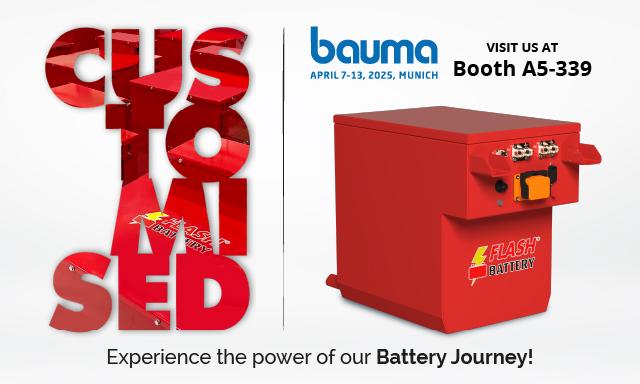 Flash Battery at Bauma 2025: an interactive journey into the electrification of construction machinery | Flash Battery