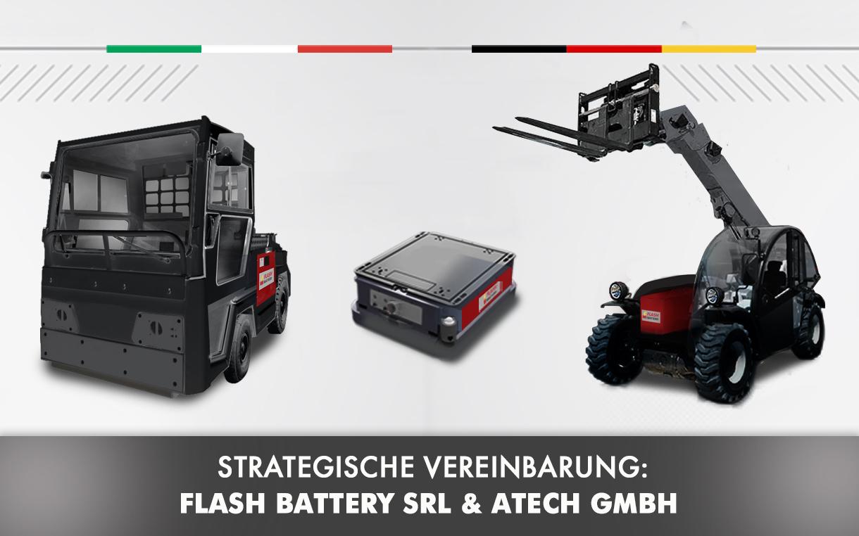 Deutsche Elektrifizierung: die wichtige Partnerschaft mit Atech, führend in der Antriebstechnik | Flash Battery