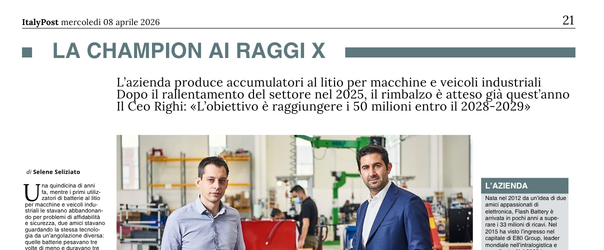 Il successo di Flash Battery? Tecnologie su misura e smart | Flash Battery