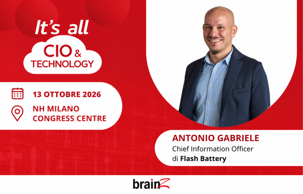 AI e Cybersecurity: Antonio Gabriele, CIO di Flash Battery, a IT’S ALL CIO & TECHNOLOGY 2026 | Flash Battery