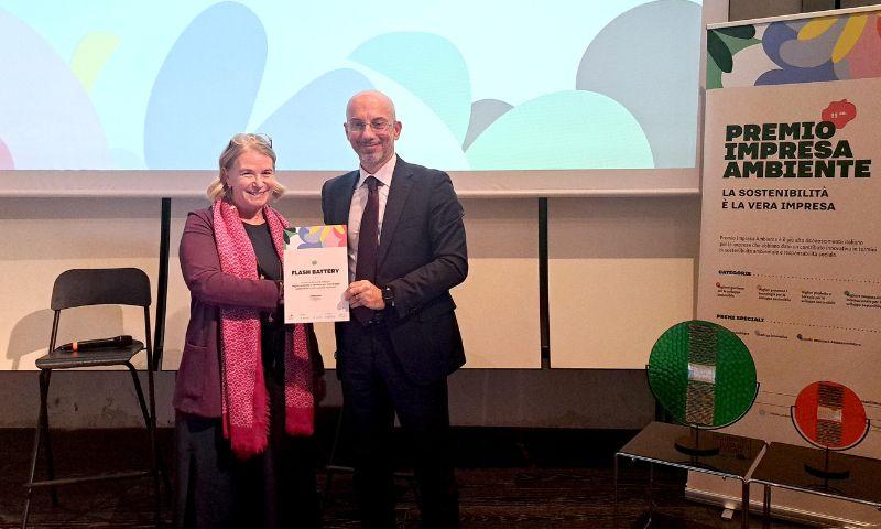 Flash Battery unter den mit dem „Premio Impresa Ambiente“ ausgezeichneten nachhaltigen KMU | Flash Battery