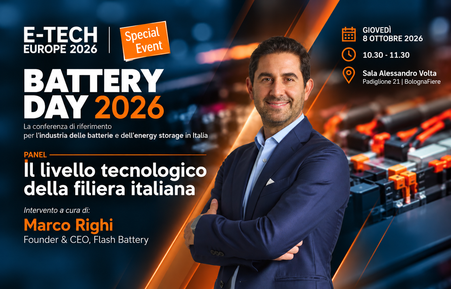 Battery Day 2026 : le point de vue de Flash Battery sur le niveau technologique de la filière italienne des batteries | Flash Battery