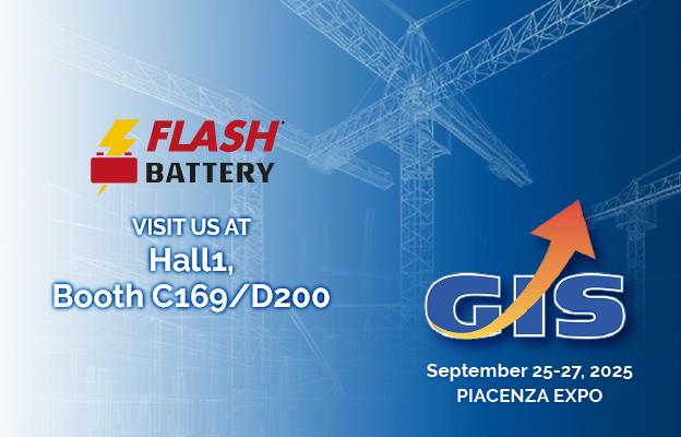 The lifting and specialist transport days return to Italy at GIS Expo 2025 | Flash Battery