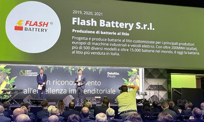 Flash Batterie gewinnt die Auszeichnung von Deloitte 2022 als „Best Managed Company“ in der Kategorie „Gold“ | Flash Battery