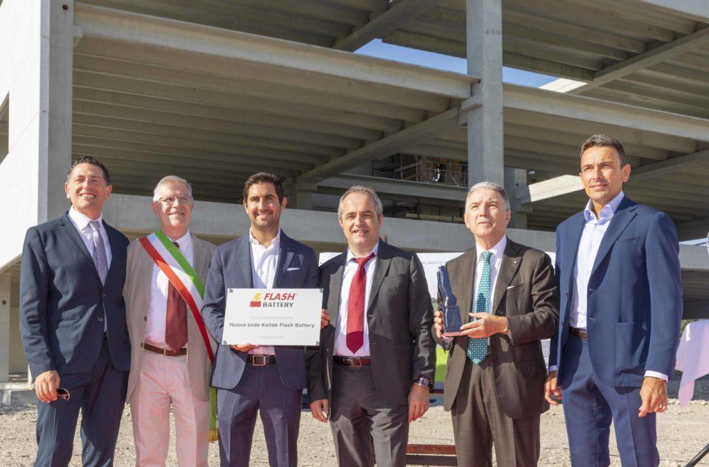 The first stone has been laid at the new Flash Battery headquarters | Flash Battery