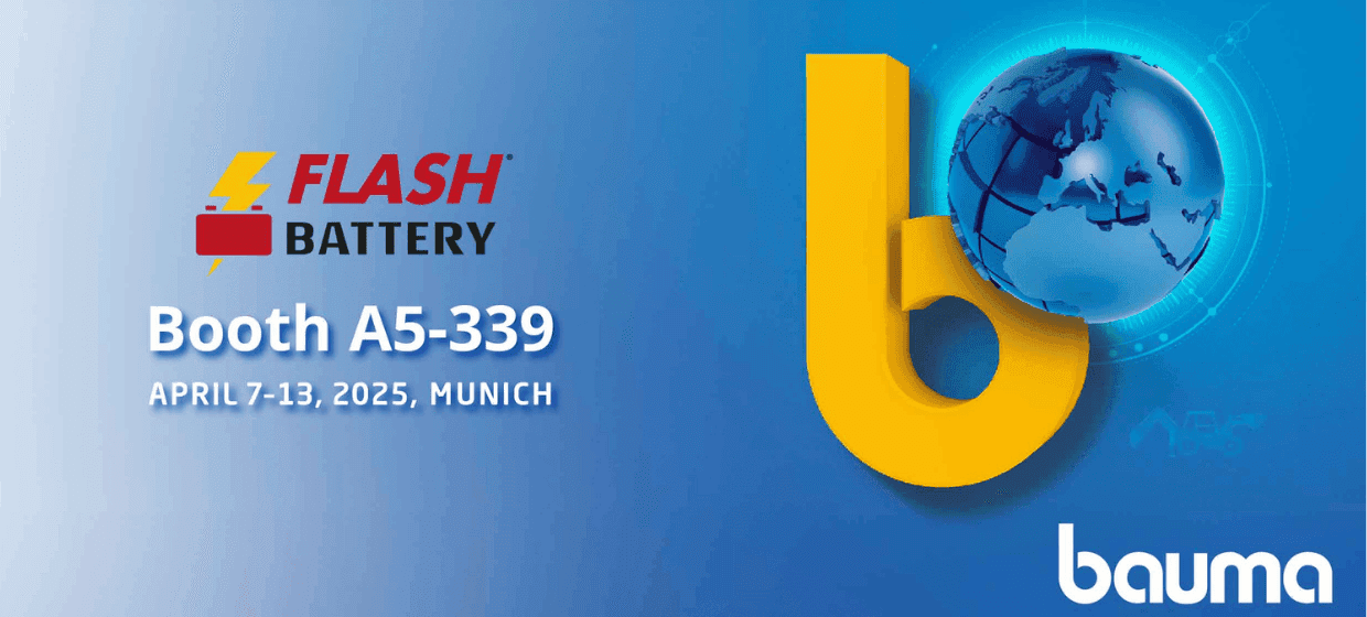 Lithium batteries for construction machinery: Flash Battery at Bauma 2025 | Flash Battery
