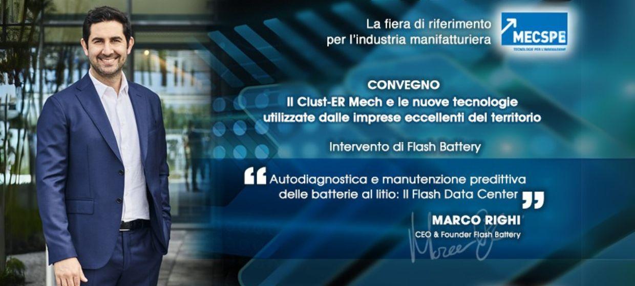 Mecspe 2021: Marco Righi among the speakers at the Clust-ER Mech conference on technologies for Industry 4.0 | Flash Battery