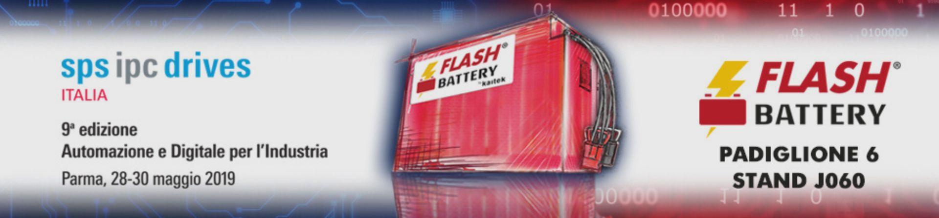 Le batterie al litio Flash Battery alla Fiera SPS di Parma | Flash Battery