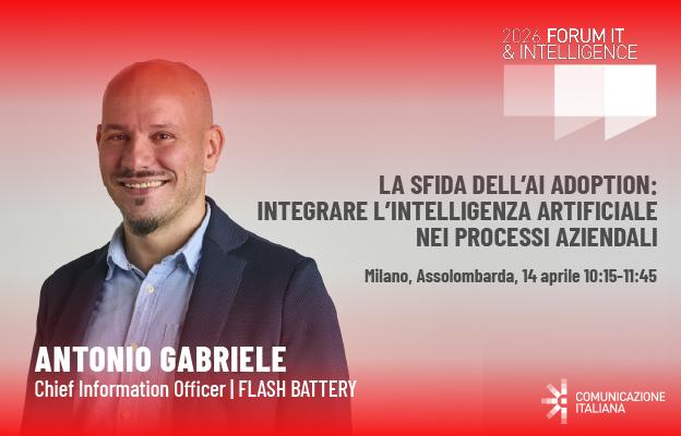 Flash Battery al Forum IT & Intelligence 2026: AI adoption e integrazione dell’intelligenza artificiale nei processi aziendali | Flash Battery