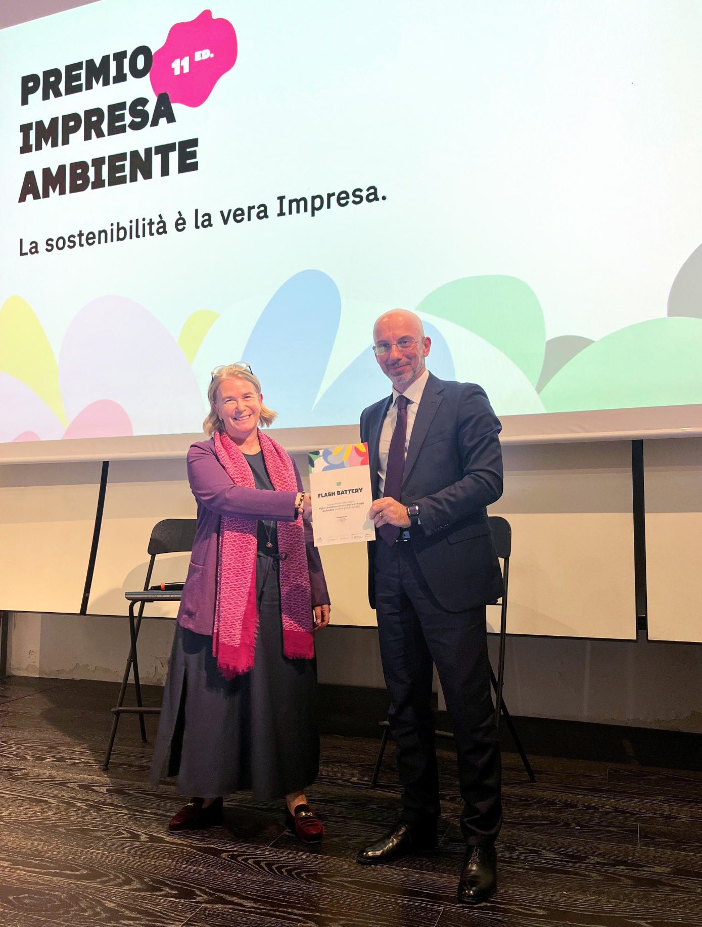 flash battery vince premio impresa ambiente 2024