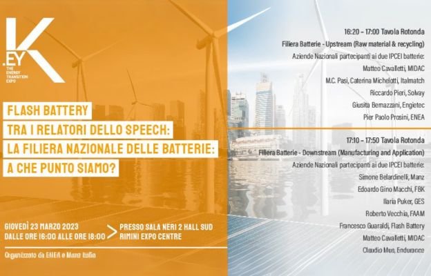 National battery supply chain: Flash Battery at K.EY