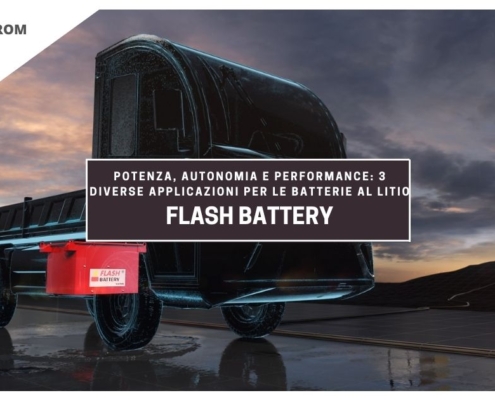 TCE Flash Battery potenza autonomia performance 3 applicazioni batterie litio