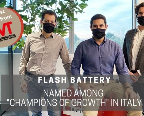 Flash Battery is Champion of Growth in Italy