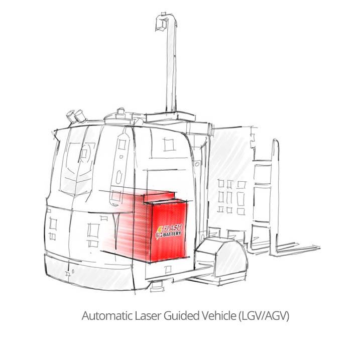 automated laser guided vehicle