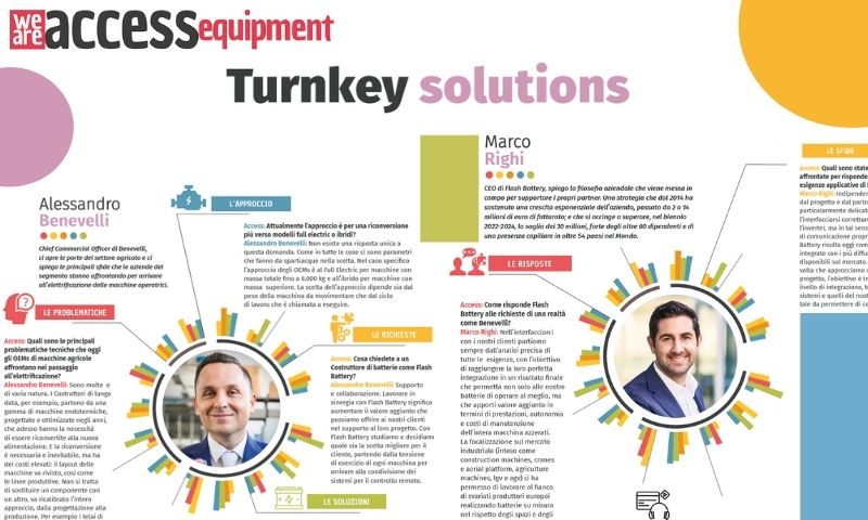 we are access equipment turnkey solutions flash battery and benevelli