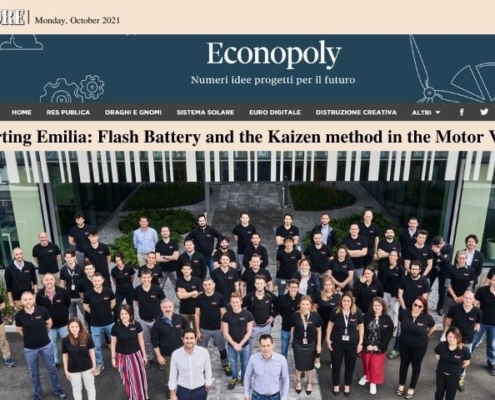 10-2021 ilsole24ore flash batetry and the kaizen method