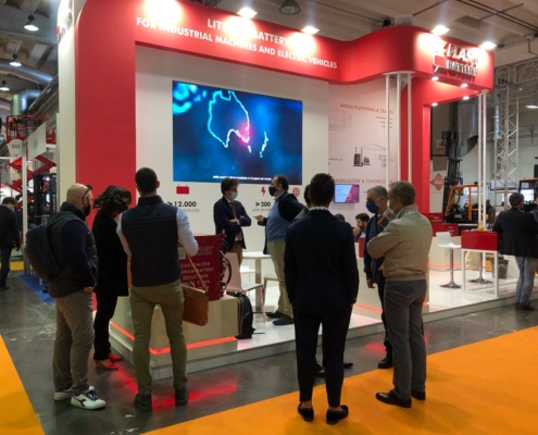 Stand Flash Battery Fachmesse GIS Expo 2021