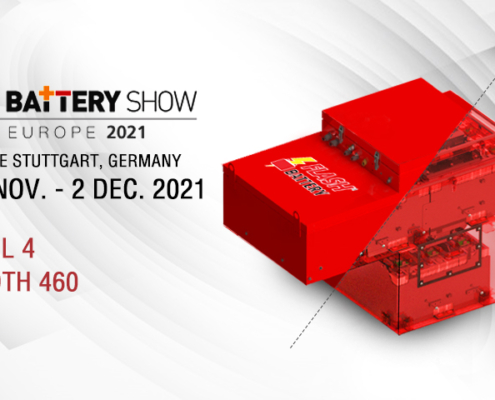flash battery auf der messe Battery Show Europe 2021