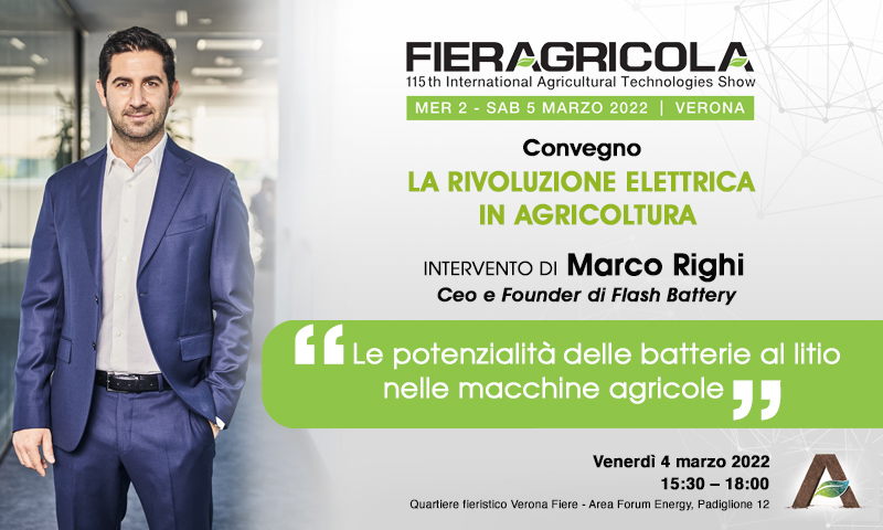 electric agricultural machines Marco Righi speaker at Fiera Agricola