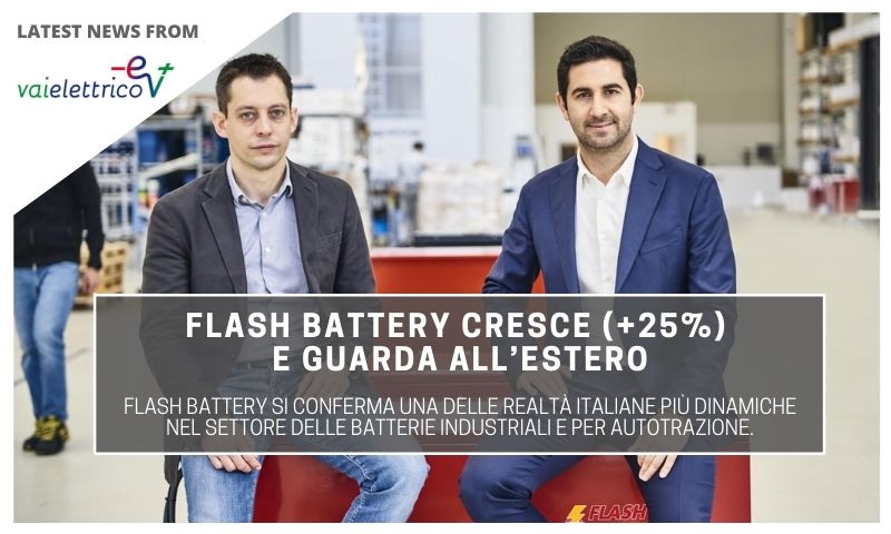 VaiElettrico Flash Battery cresce guarda all'estero