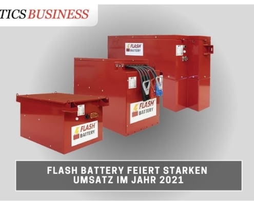 Logistics Business Flash Battery feiert starken Umsatz in 2021