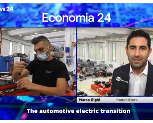 Rainews automotive electric transition Marco Righi