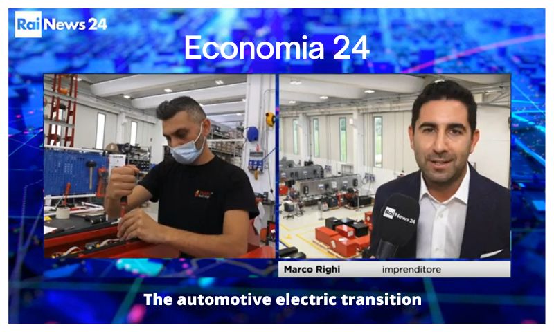 Rainews automotive electric transition speech Marco Righi