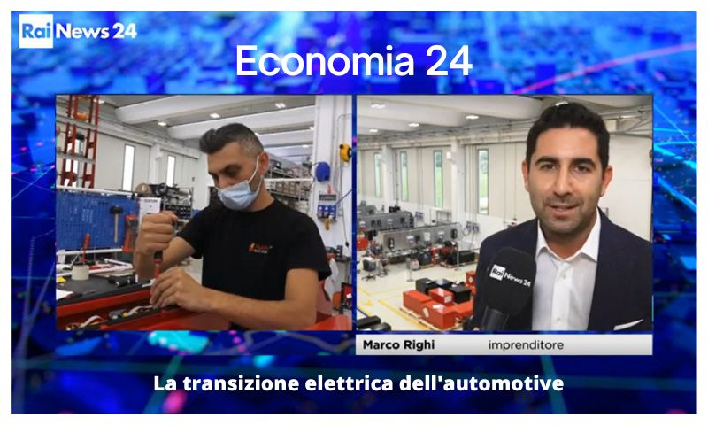 RaiNews transizione elettrica automotive intervento Marco Righi