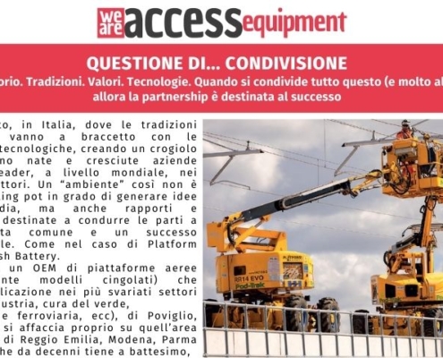 we are access equipment questione di condivisione