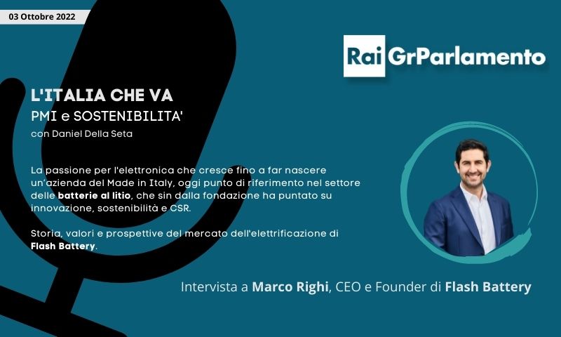 Interview mit marco righi rai radio italia che va