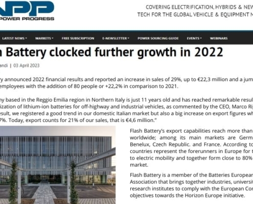 npp flash battery further growth 2022