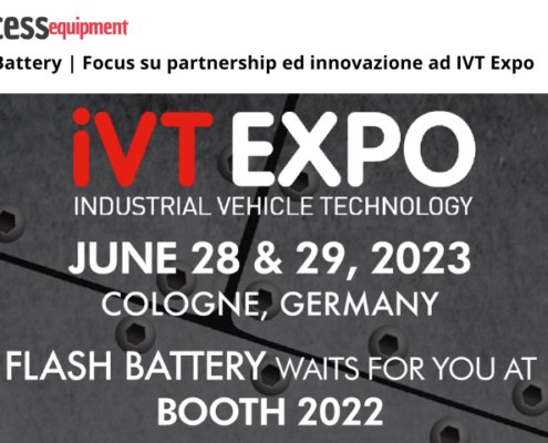 we are access equipment flash battery ivtexpo partnenariat innovation
