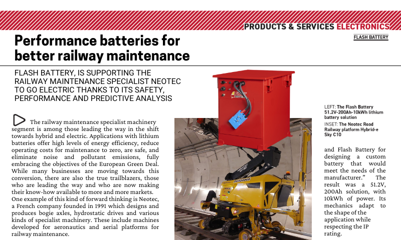 ivt international batterie alte prestazioni manutenzione ferroviaria