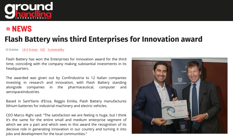 ghi flash battery winner third enterprises innovation award