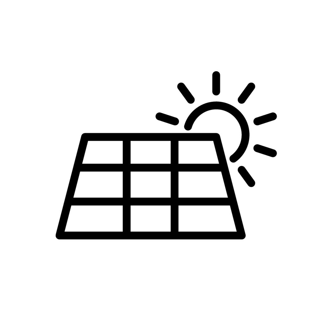 icône panneaux solaires