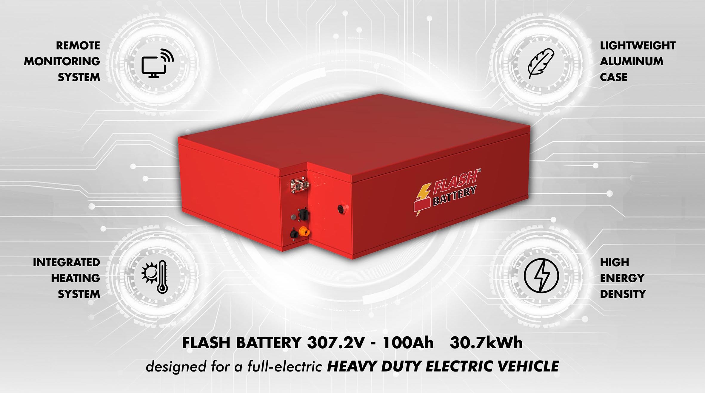batterie litio customizzate flash battery veicoli elettrici last mile delivery